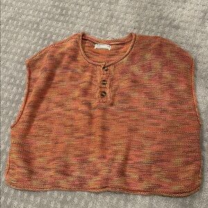 Knit Sweater Vest with Buttons - Size Medium - Urban Outfitters